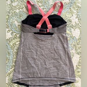 Striped Lululemon Run Catch Me Tank Top